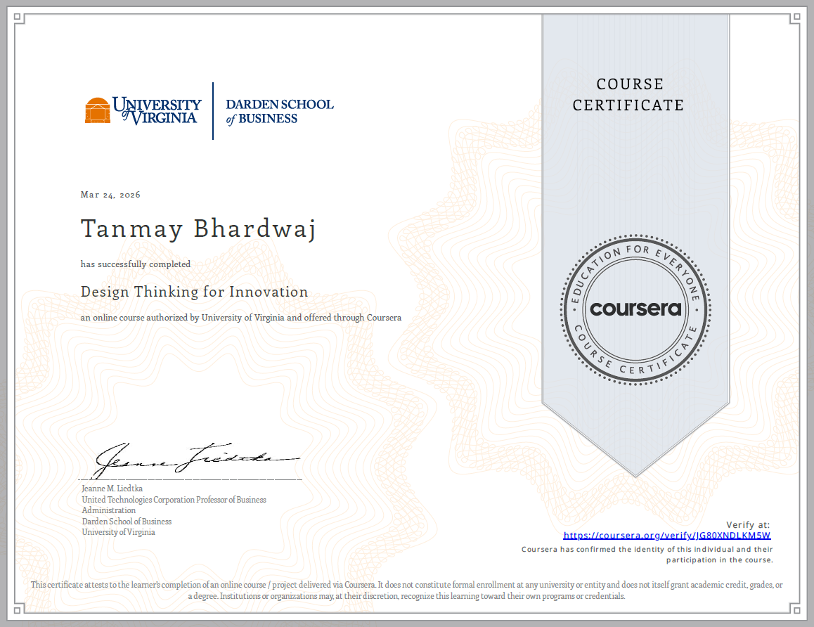 UAV certificate